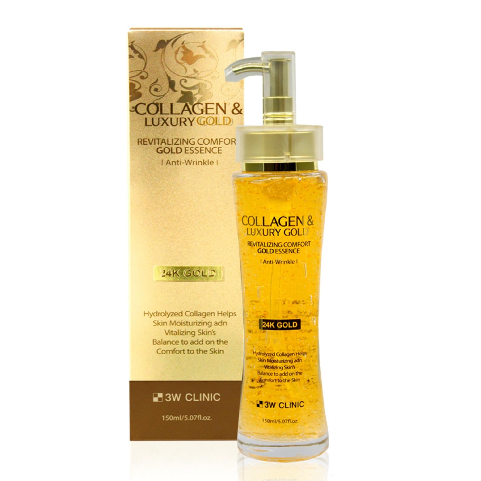 3W Clinic Collagen & Luxury Gold Revitalizing Comfort Gold Essence 150ml
