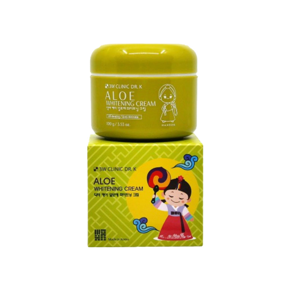 3W Clinic Dr. K Aloe Whitening Cream 100ml
