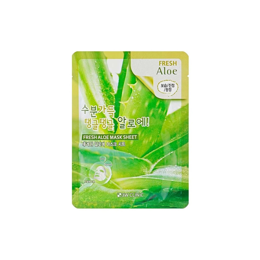 3W Clinic Fresh Aloe Sheet Mask 23ml