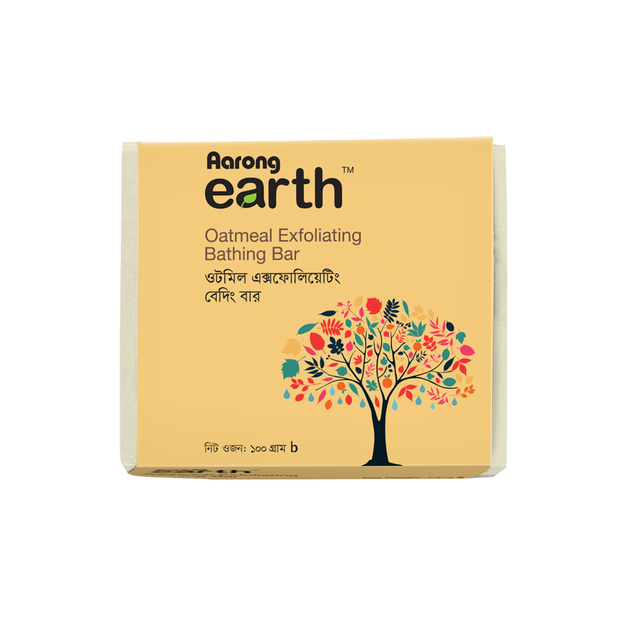 Aarong Earth Oatmeal Exfoliating Bathing Bar 100g