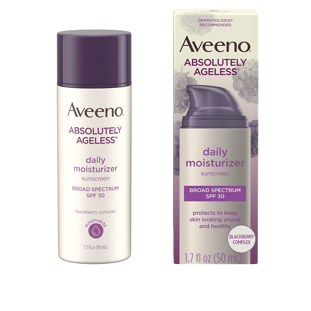 Aveeno Absolutely Ageless Daily Moisturiser Sunscreen SPF 30 50ml