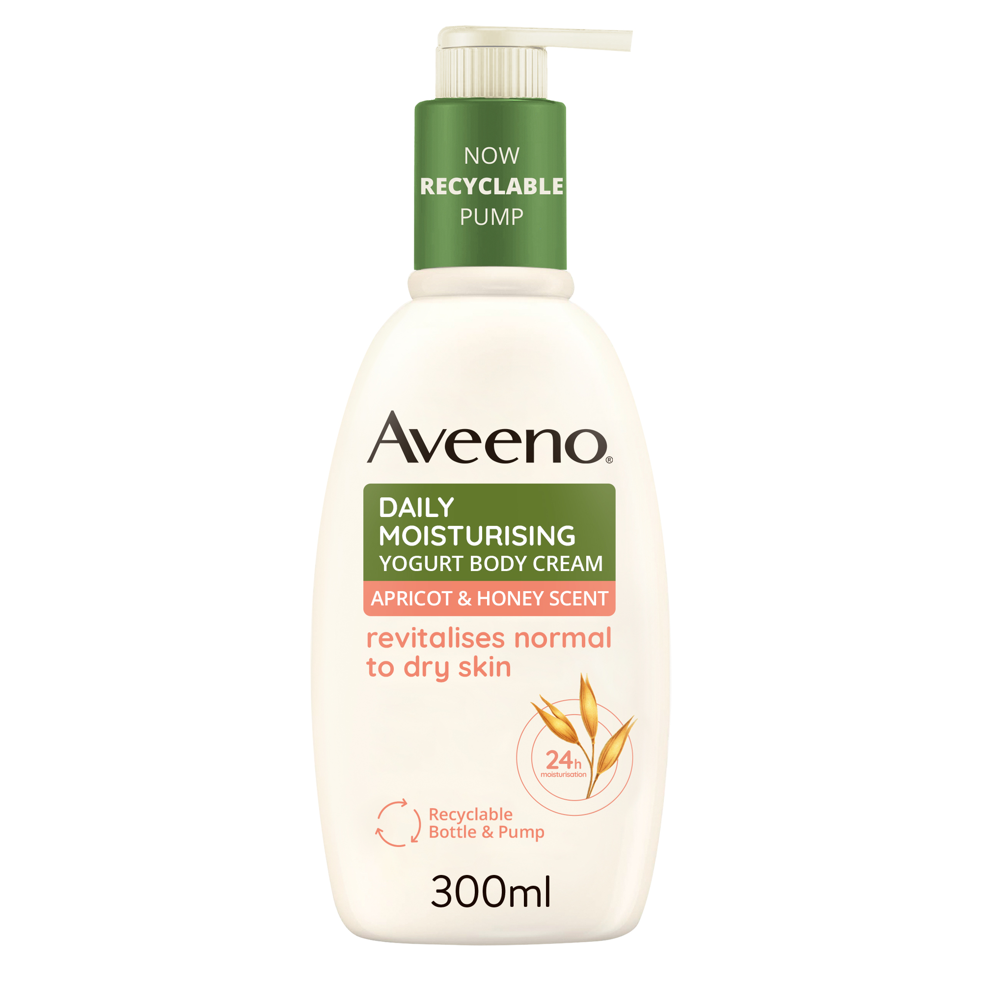 Aveeno Daily Moisturising Yogurt Body Cream with Vanilla & Oat Scent 300 ml