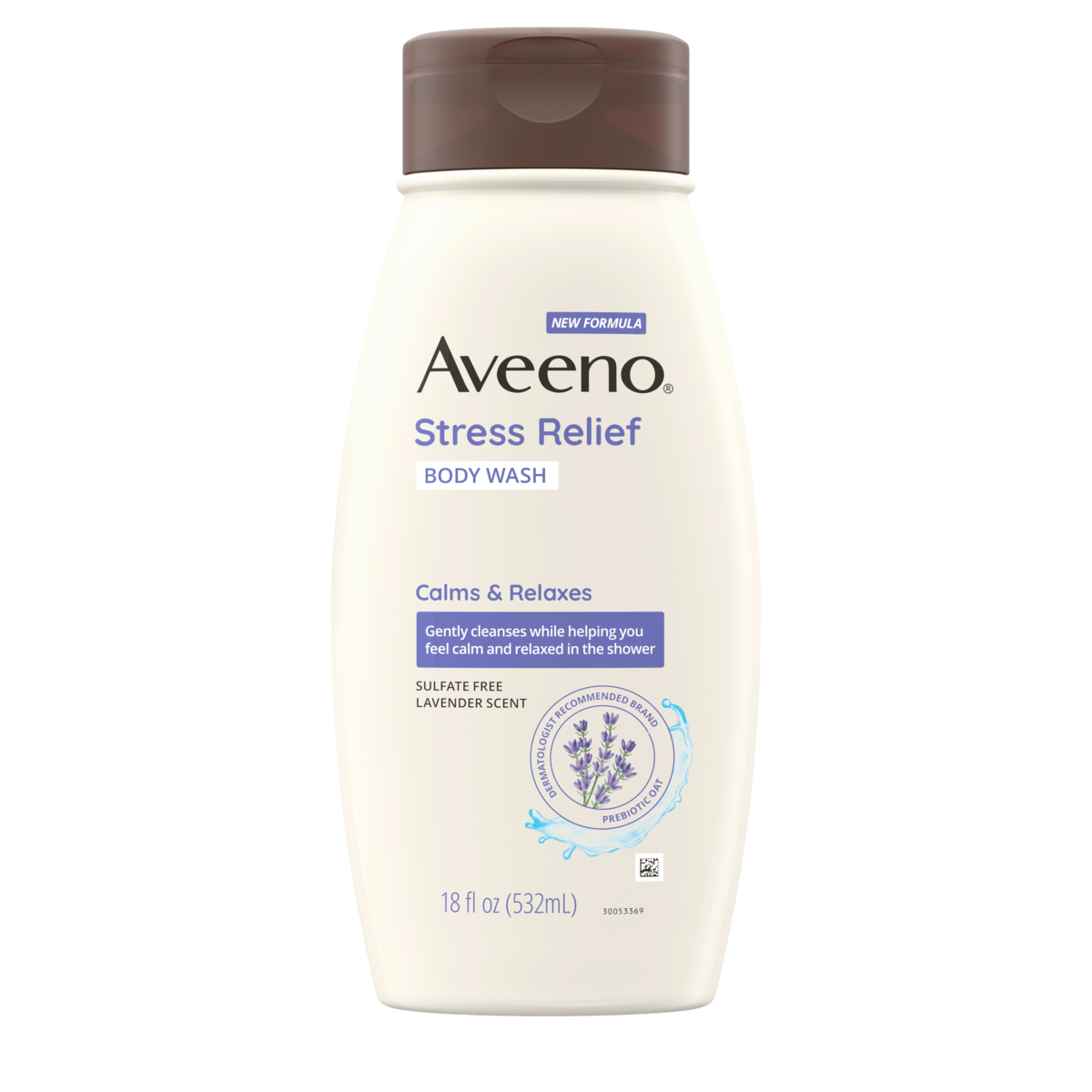 Aveeno Skin Relief Dry Skin Body Wash Lavender 532ml