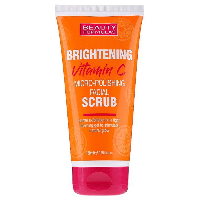 Beauty Formulas Brightening Vitamin C Micro-Polishing Facial Scrub 150ml
