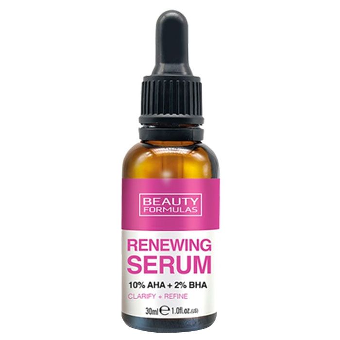 Beauty Formulas Renewing 10% AHA+2% BHA Serum 30ml