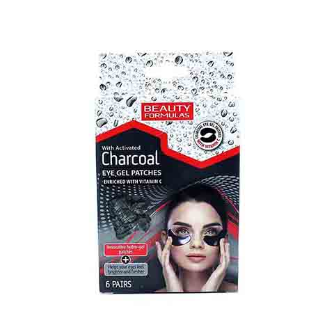 Beauty Formulas With Activated Charcoal Eye Gel Patches 6 Pairs