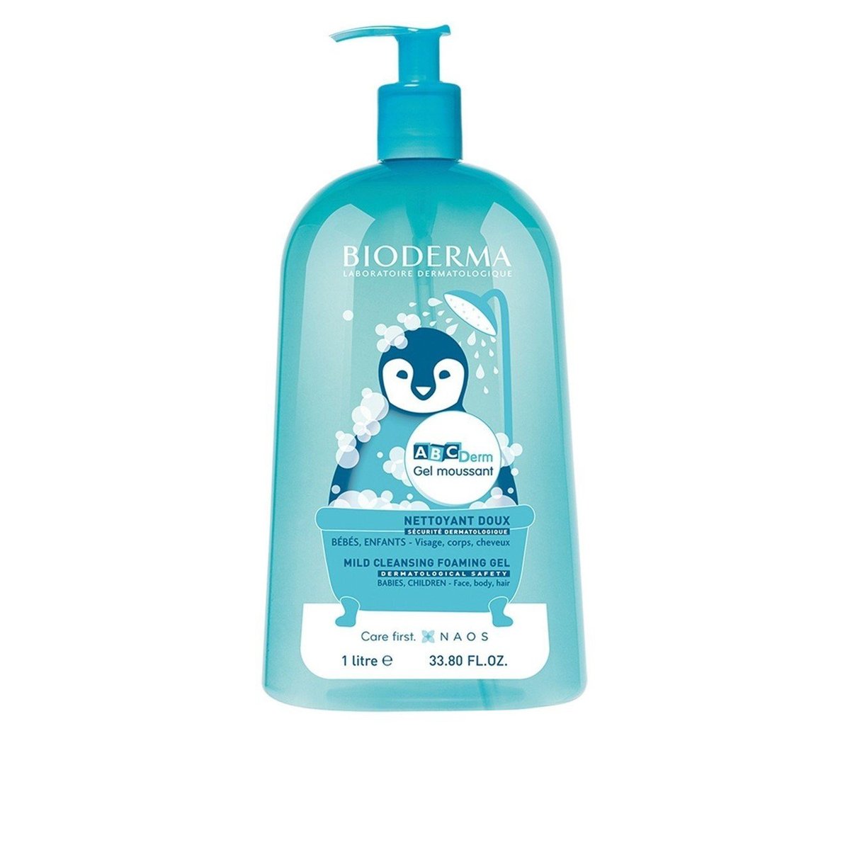 Bioderma ABCDerm Mild Cleansing Foaming Gel 1 litre