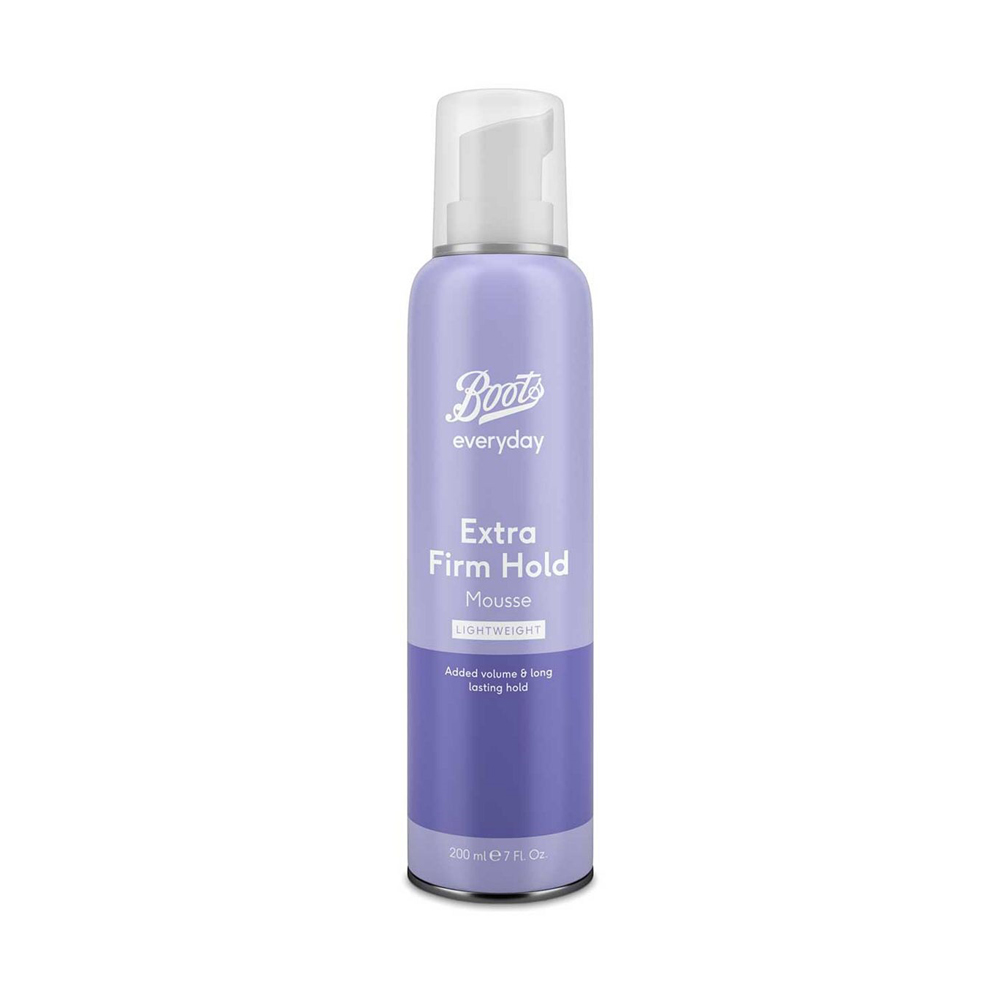 Boots Everyday Extra Firm Hold Mousse 200ml