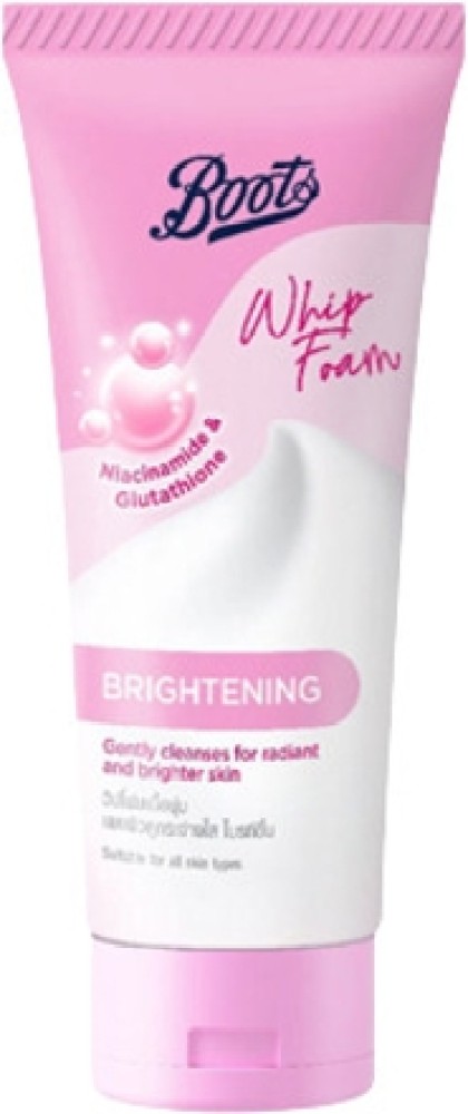 Boots Niacinamide & Glutathione Whip Foam Brightening Face Wash 100ml