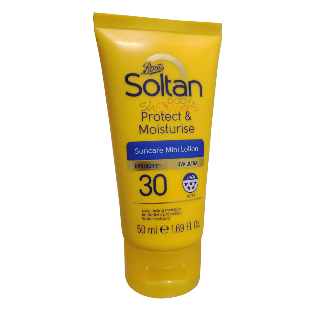 Boots Soltan Protect Moisturise Suncare Mini Lotion 50ml Spf30