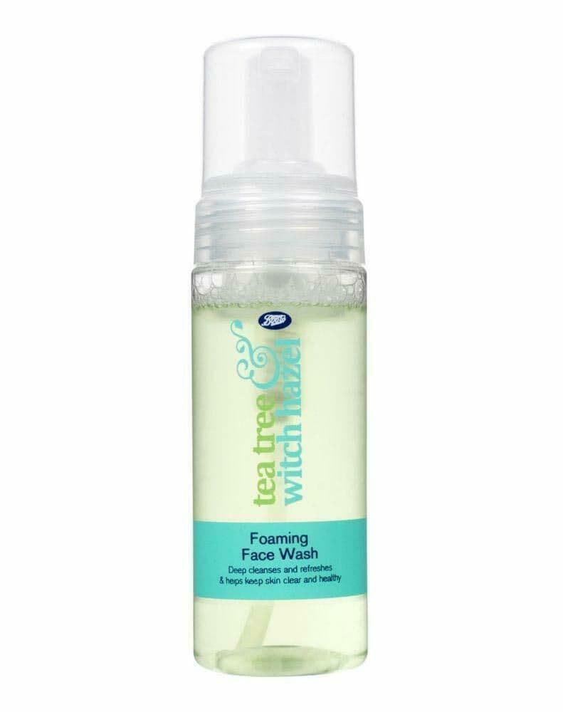 Boots Tea Tree Witch Hazel Foaming Facial Wash 150ml