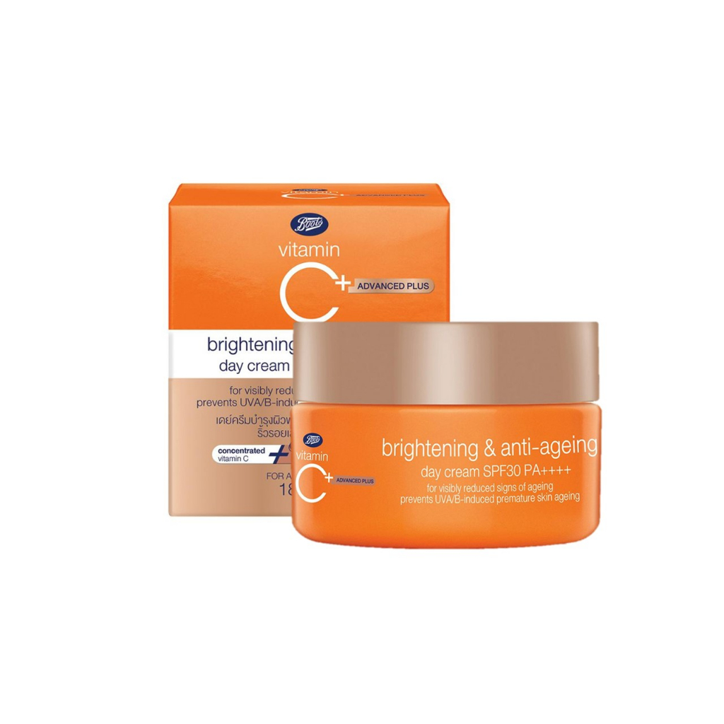Boots Vitamin C+ Brightening and Anti-Ageing Day Cream 50ml