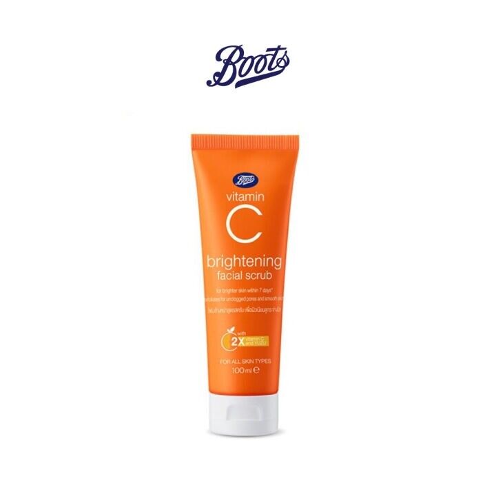 Boots Vitamin C Brightening Facial Scrub 100ml