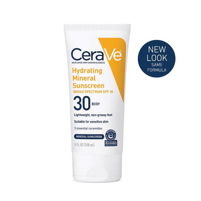 Cerave Hydrating Mineral Sunscreen SPF 30 Body 150ml