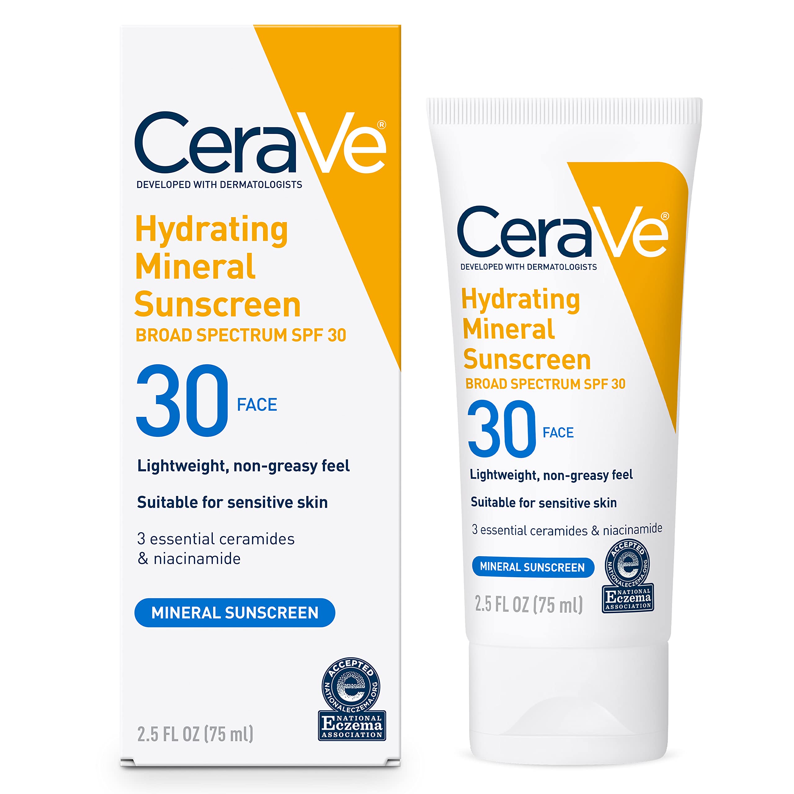 Cerave Hydrating Mineral Sunscreen SPF 30 Face 75ml