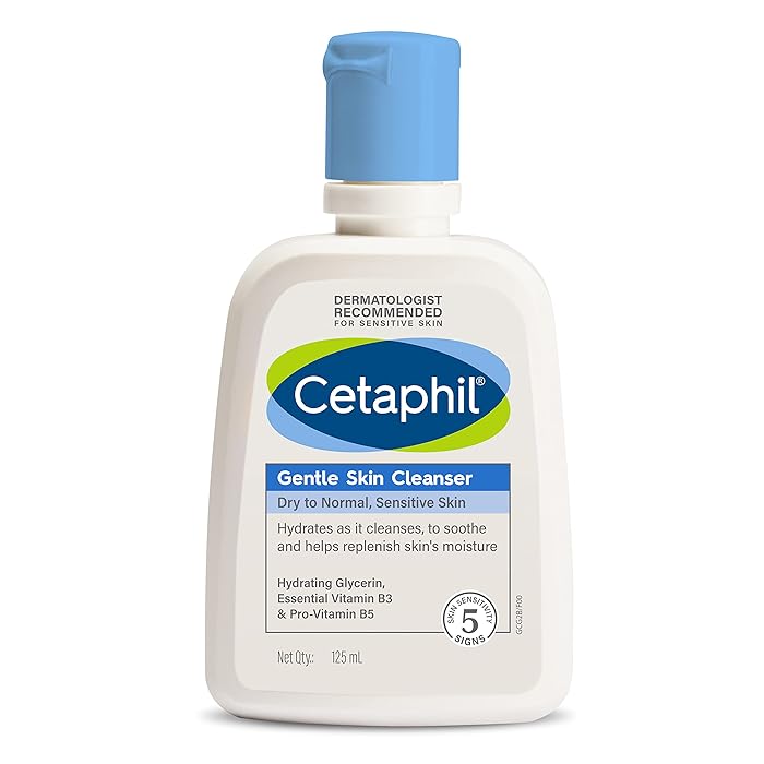 Cetaphil Gentle Skin Cleanser for Dry To Normal & Sensitive Skin 125ml