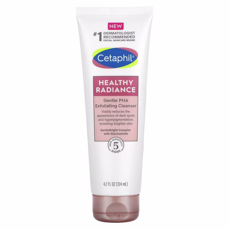 Cetaphil Healthy Radiance Gentle PHA Exfoliating Cleanser 124ml
