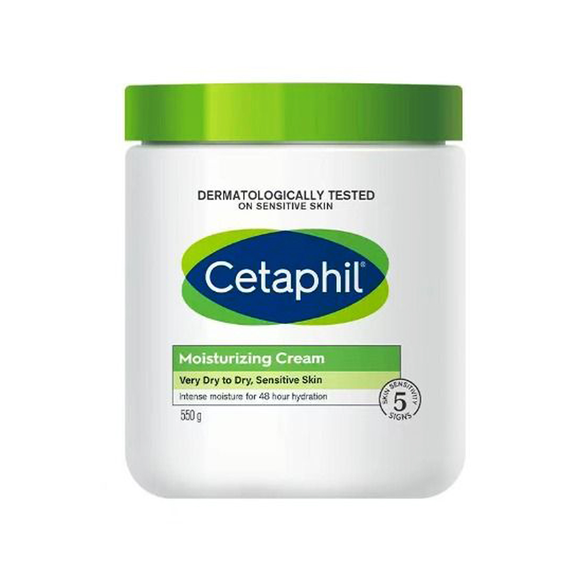 Cetaphil Moisturising Cream for Very Dry to Dry & Sensitive Skin 550g