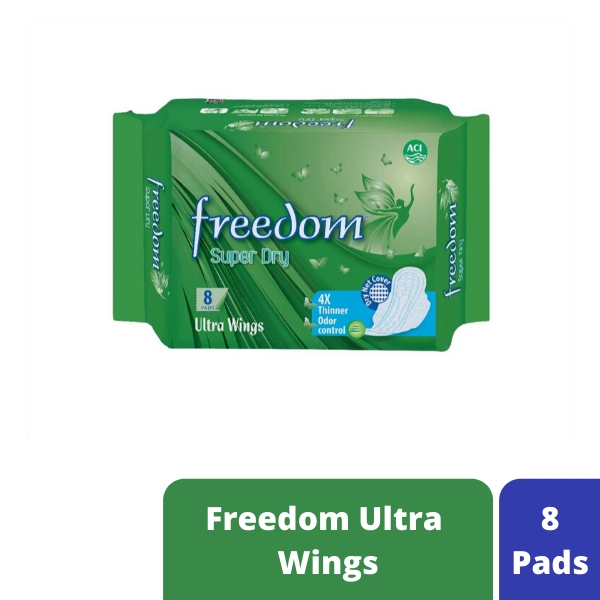Freedom Ultra Wings Sanitary Napkin 8 Pads