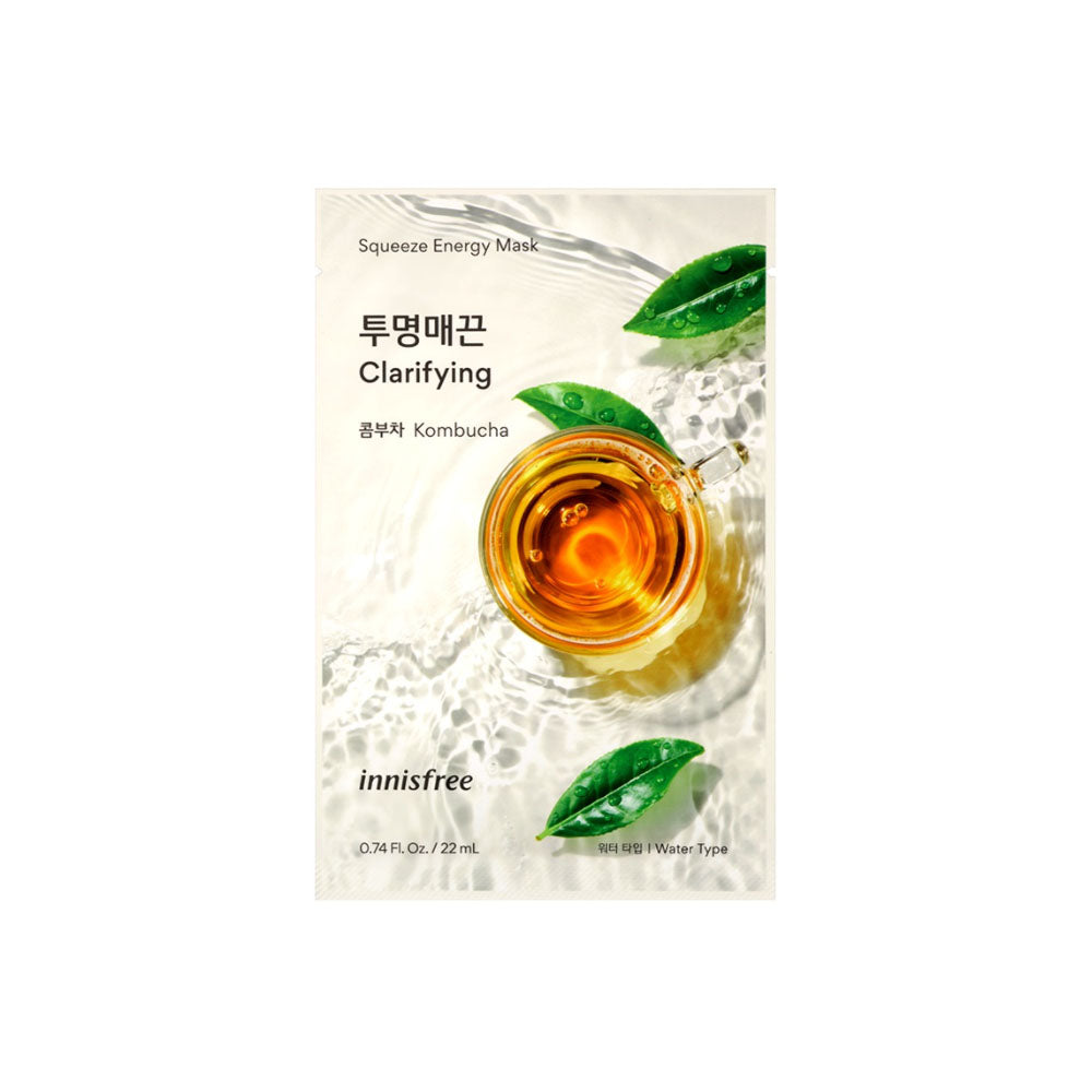 Innisfree It's Real Squeeze Mask Sheet Kombucha 22ml