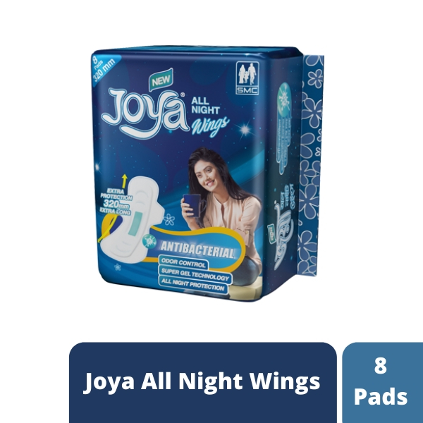 Joya All Night Wings Sanitary Napkin 8 Pads