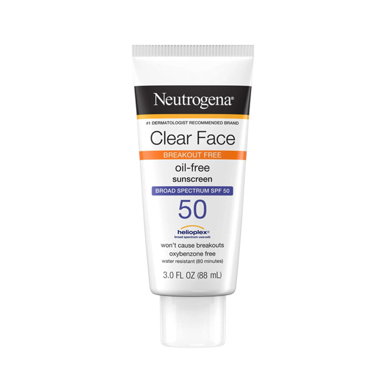 Neutrogena Clear Face Oil-Free Sunscreen SPF 50 - 88ml