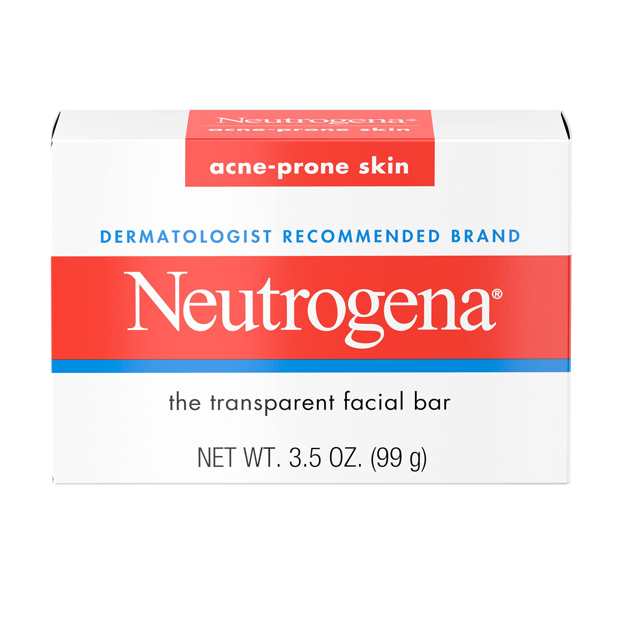 Neutrogena Facial Cleansing Bar for Acne-Prone Skin 99g
