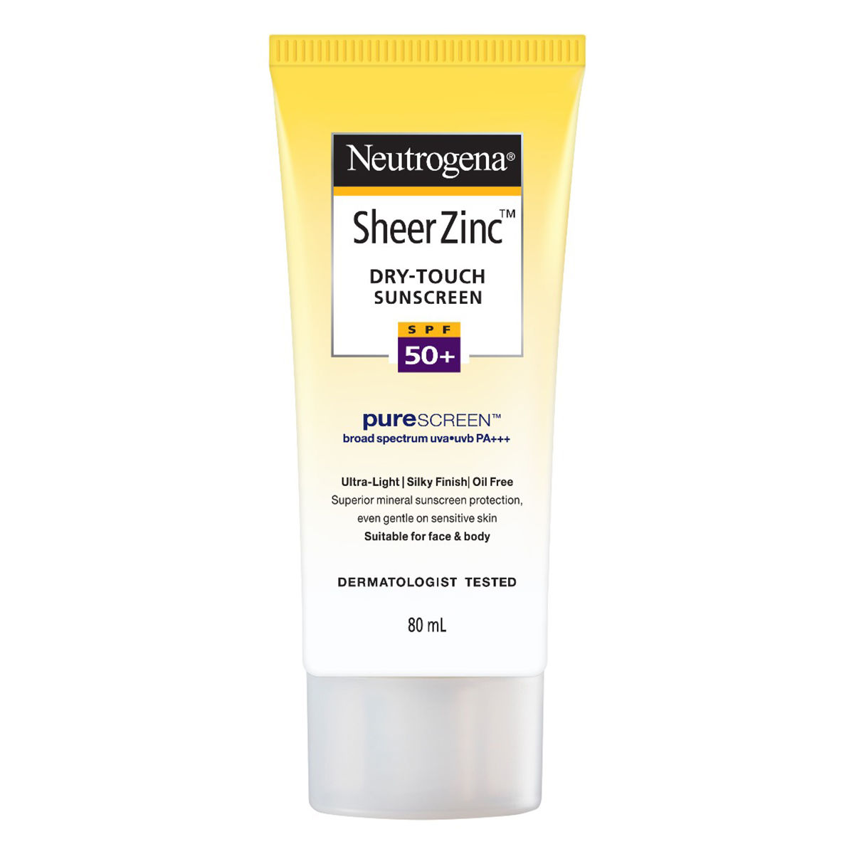 Neutrogena Sheer Zinc Dry Touch Sunblock SPF 50 - 80ml