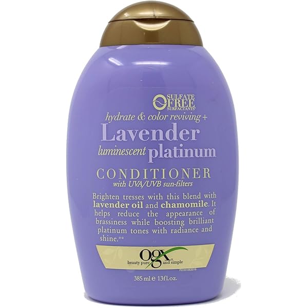 OGX Hydrate & Color Reviving Lavender Luminescent Platinum Shampoo 385ml