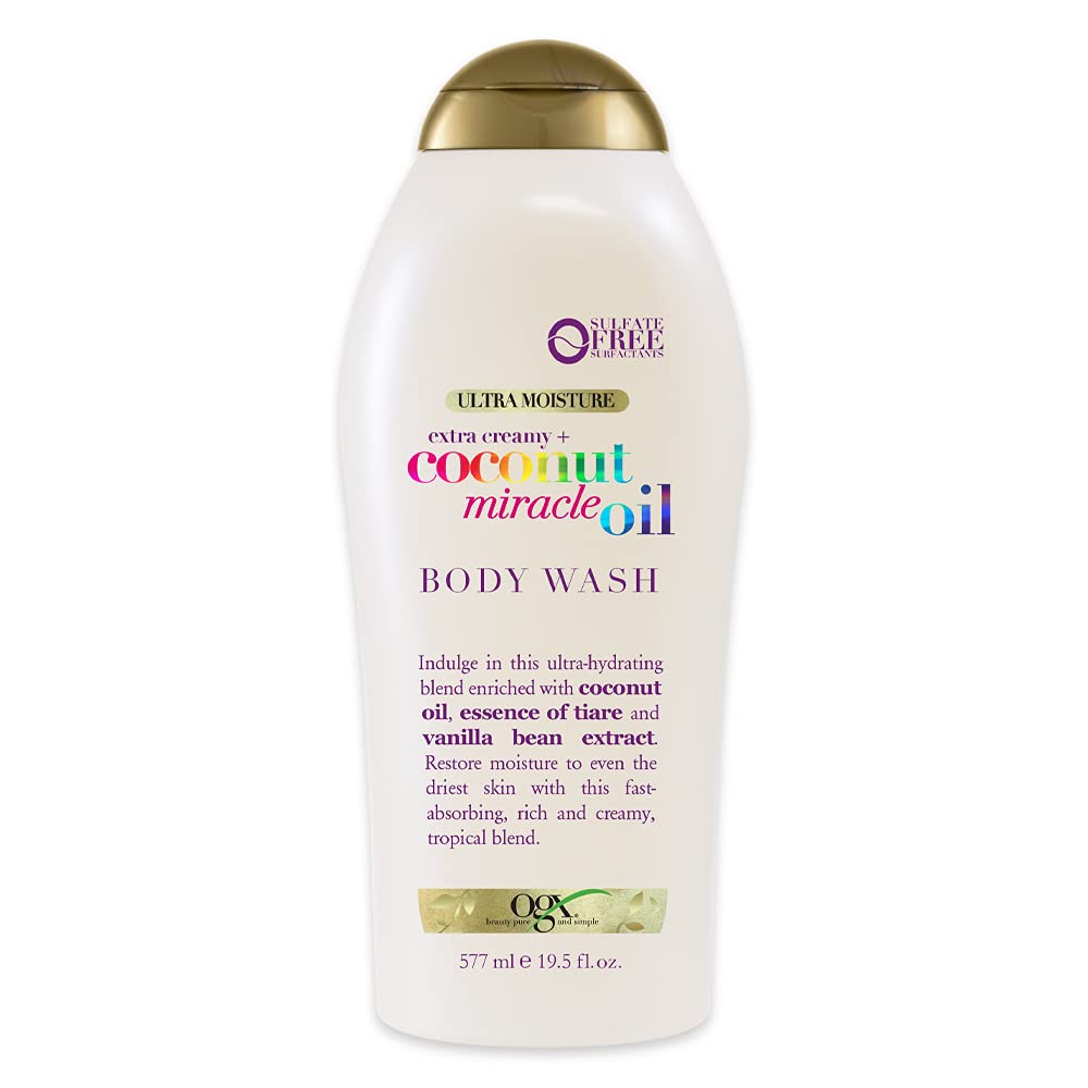 OGX Ultra Moisture Extra Creamy + Coconut Miracle Oil Body Wash 577ml