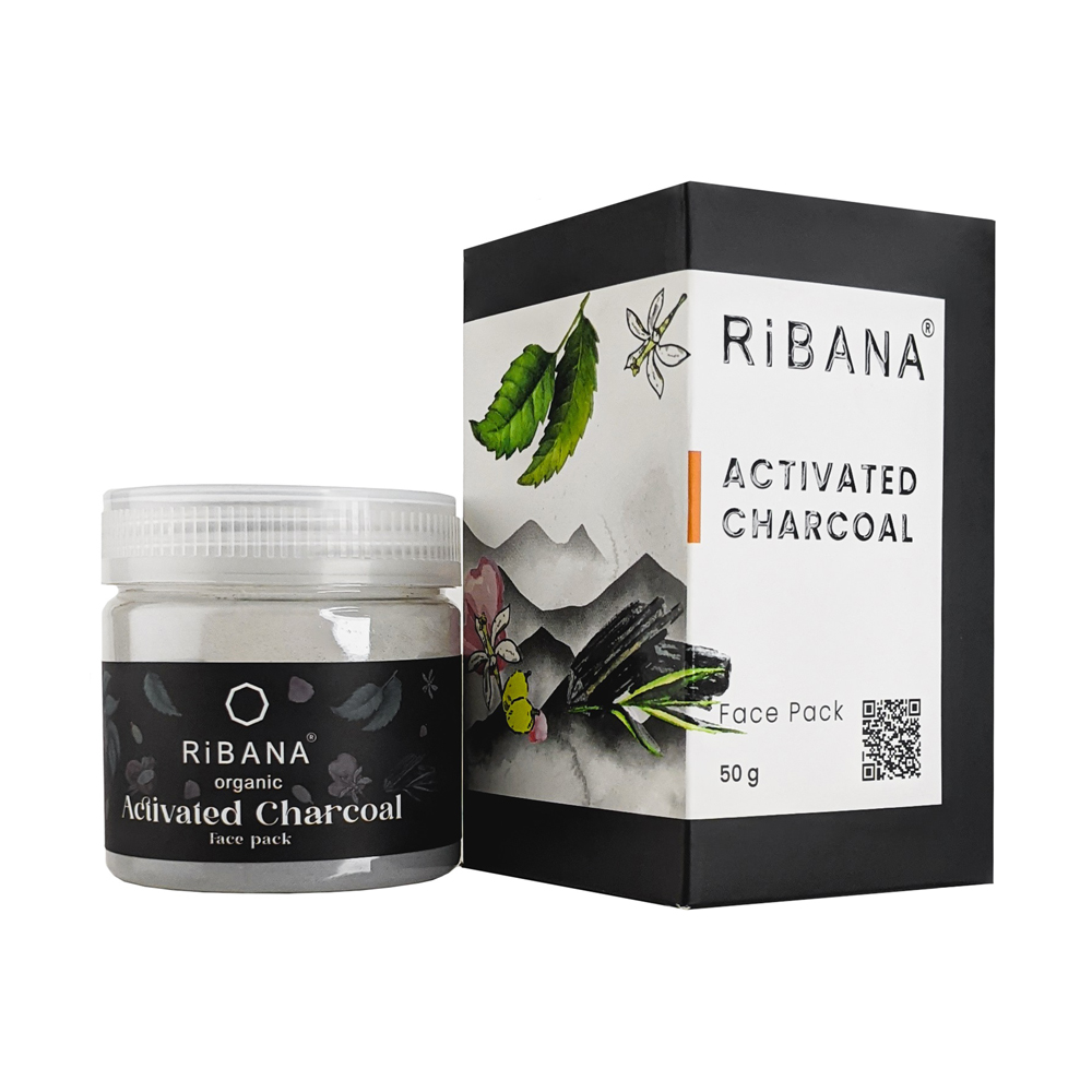 Ribana Activated Charcoal Face Pack 50g