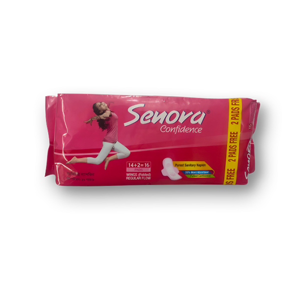 Senora Confidence Panty System Sanitary Napkin 14+2 Pads