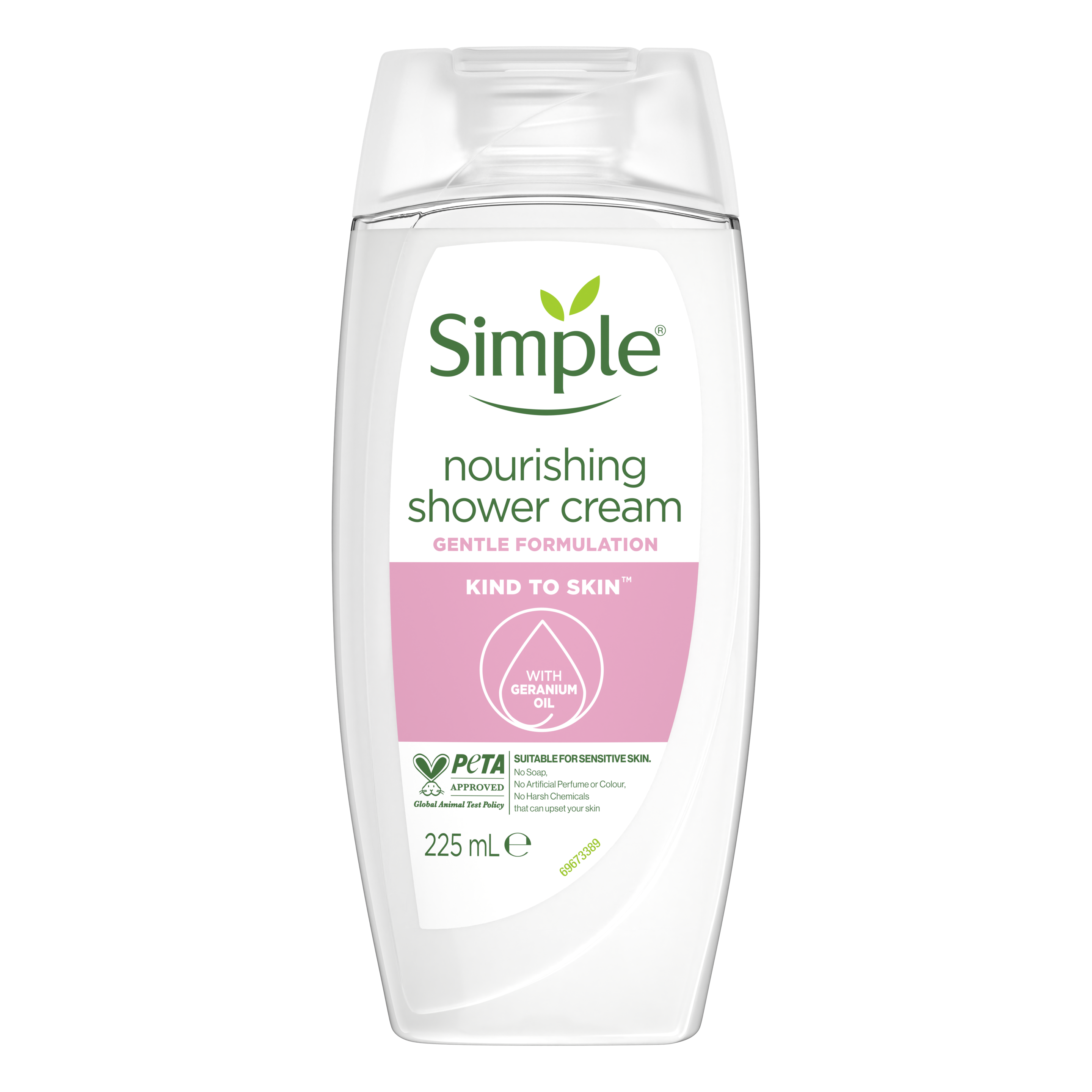 Simple Kind to Skin Nourishing Shower Gel 225ml