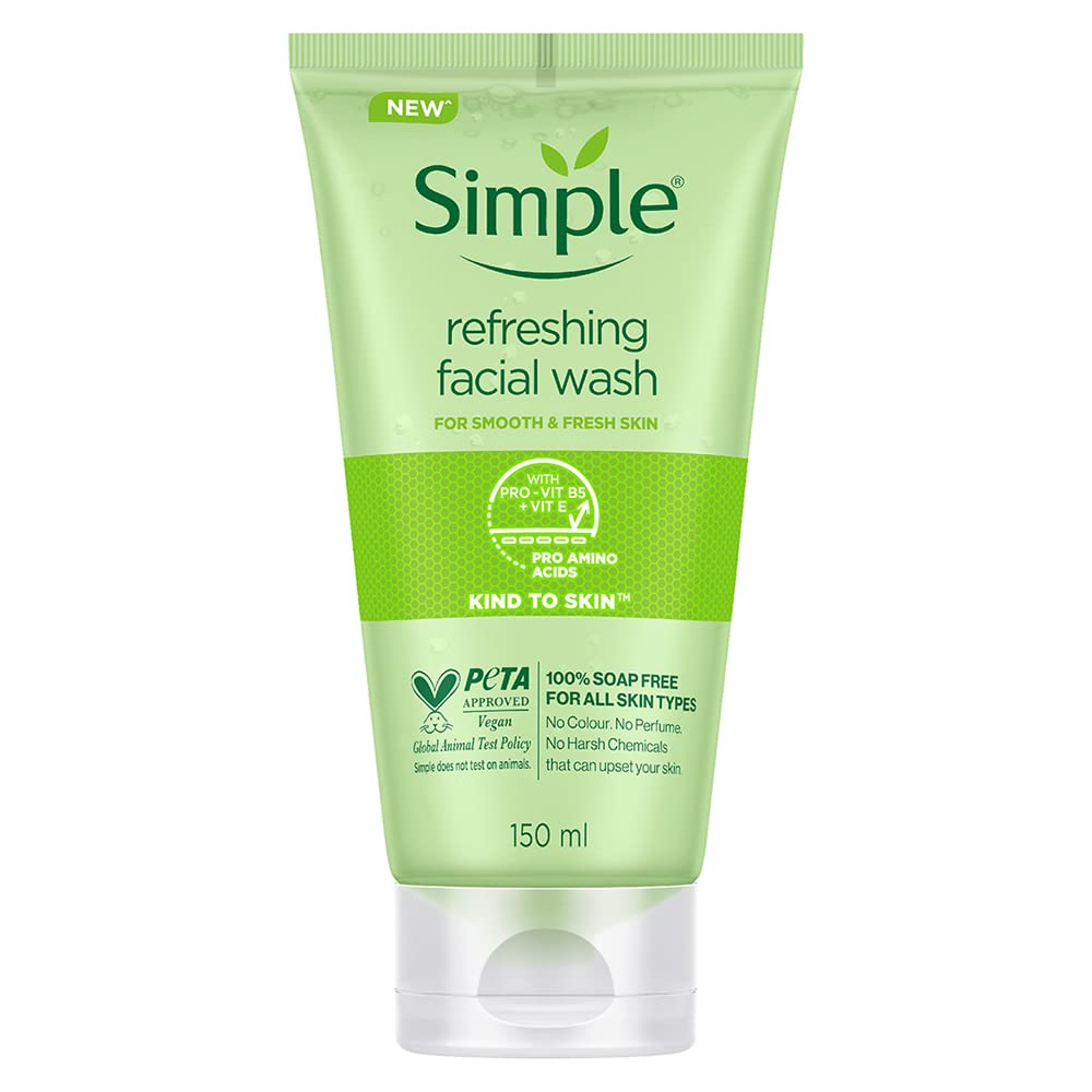Simple Kind To Skin Refreshing Facial Wash 150ml