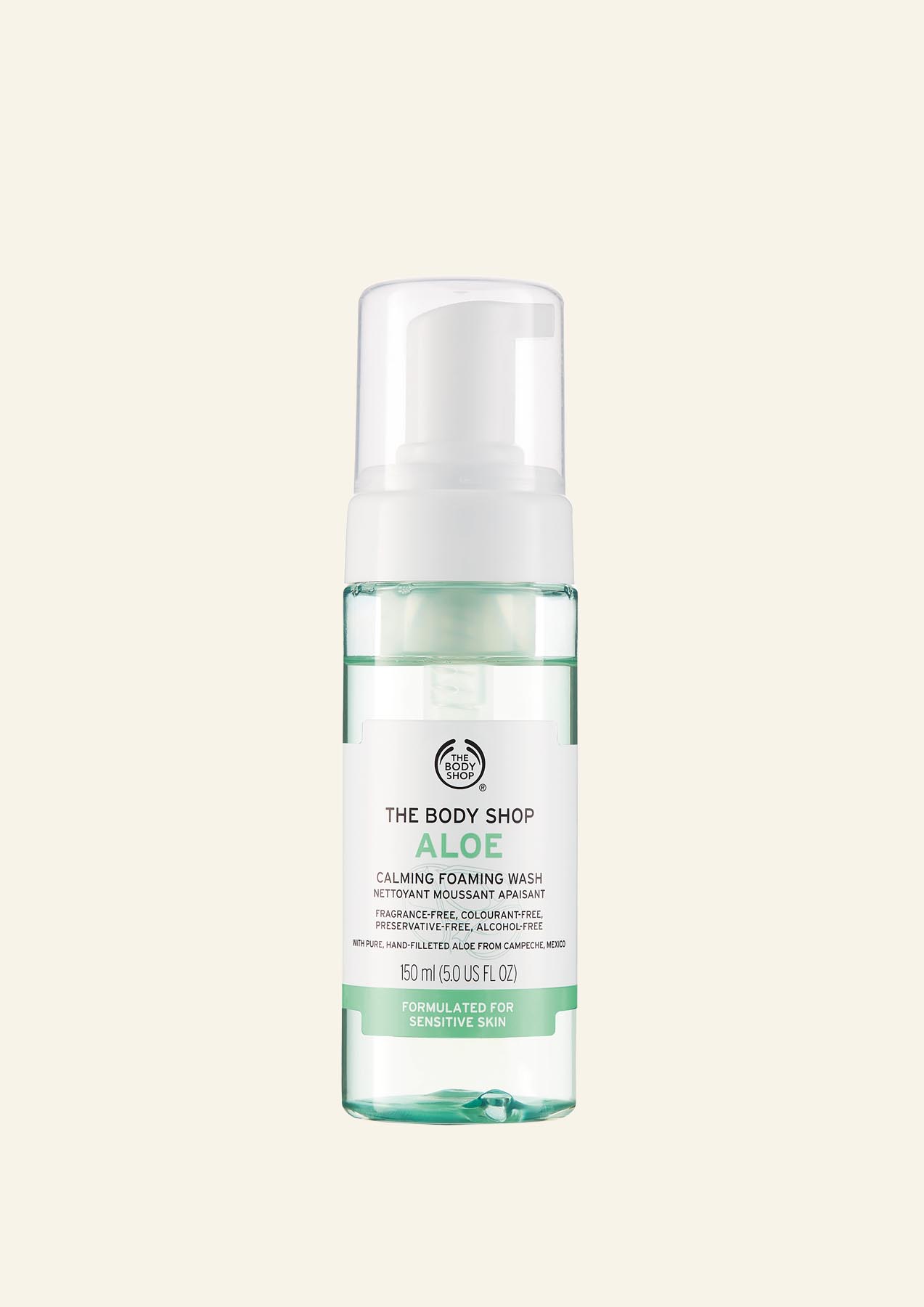 The Body Shop Aloe Calming Foaming Wash 150ml