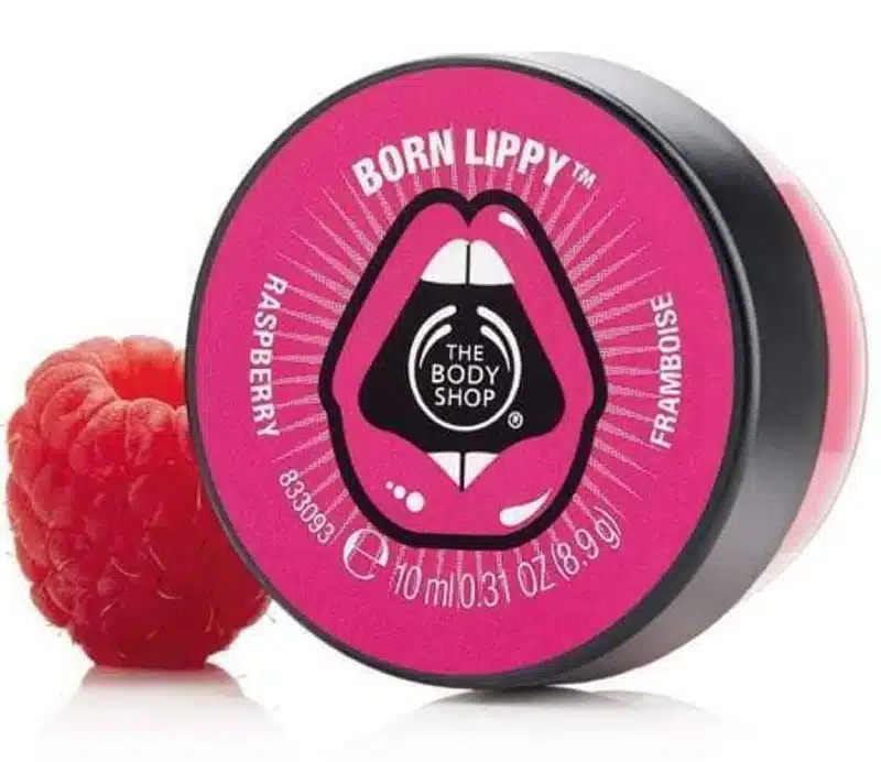 The Body Shop Born Lippy Raspberry Lip Balm 10ml