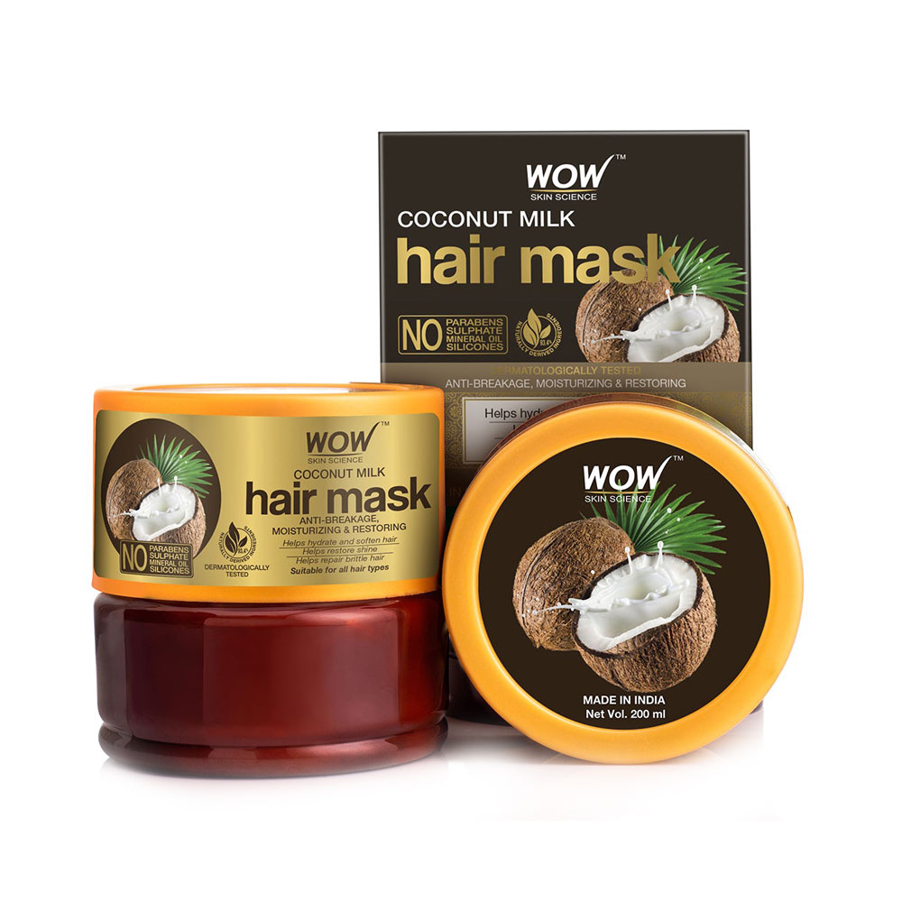 WOW Skin Science Coconut Milk Hair Mask 200ml