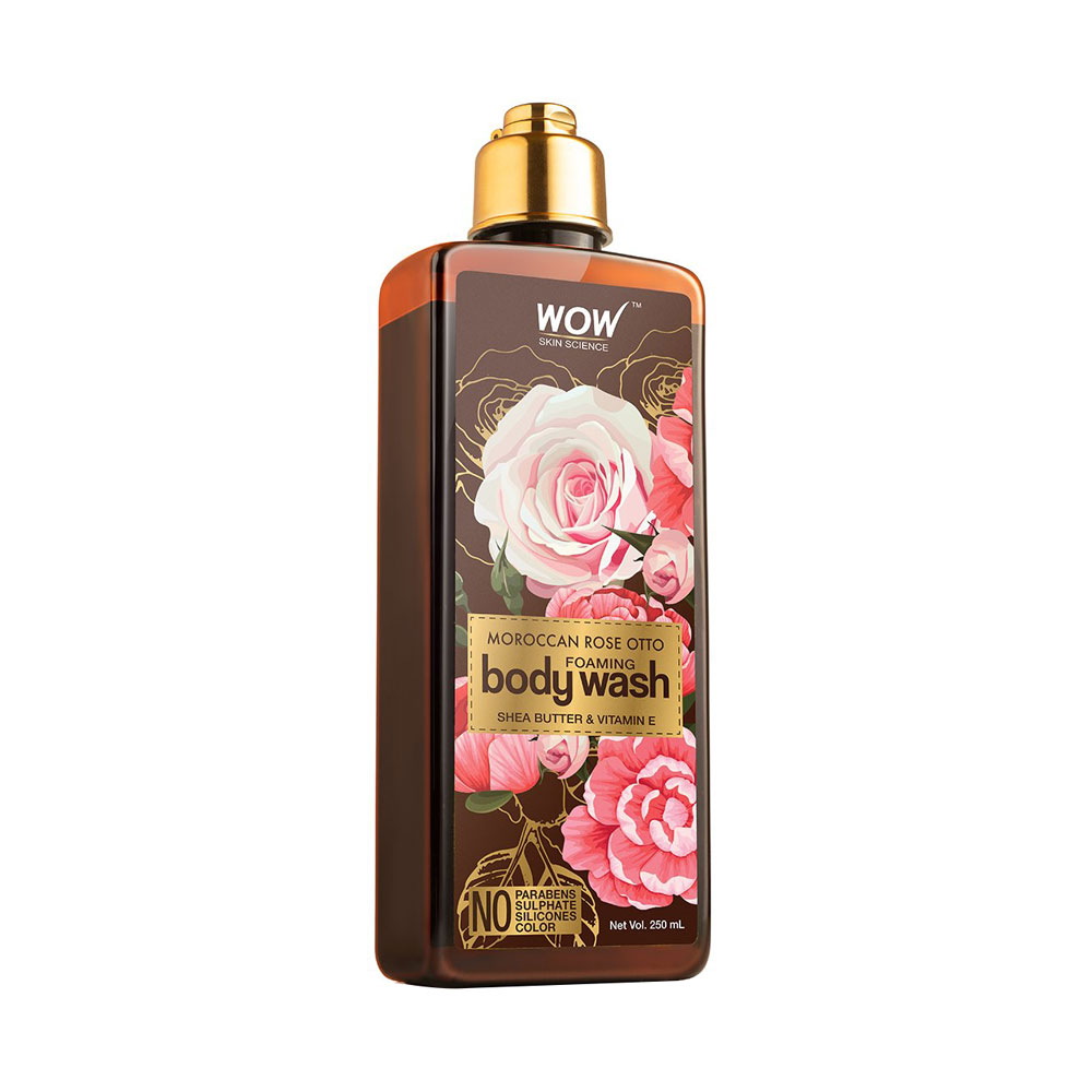 WOW Skin Science Rose Otto Foaming Body Wash 250ml