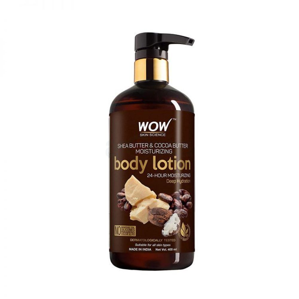 WOW Skin Science Shea & Cocoa Butter Body Lotion 400ml