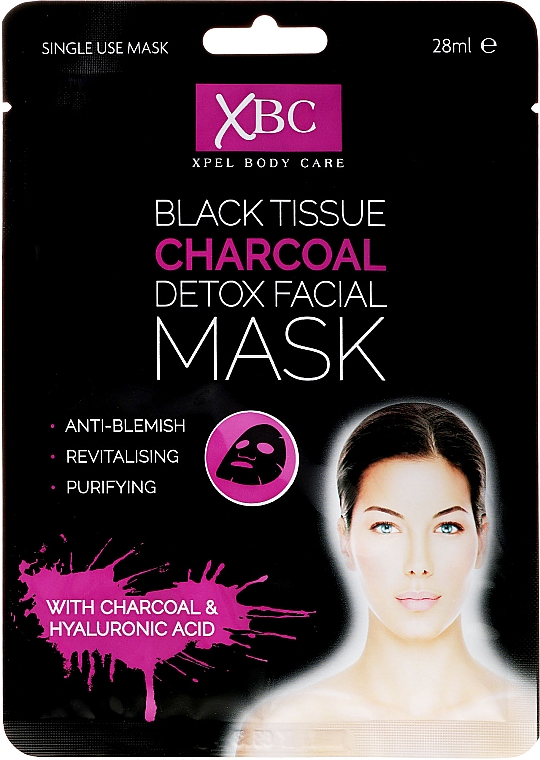Xpel XBC Charcoal Detox Face Mask 28ml