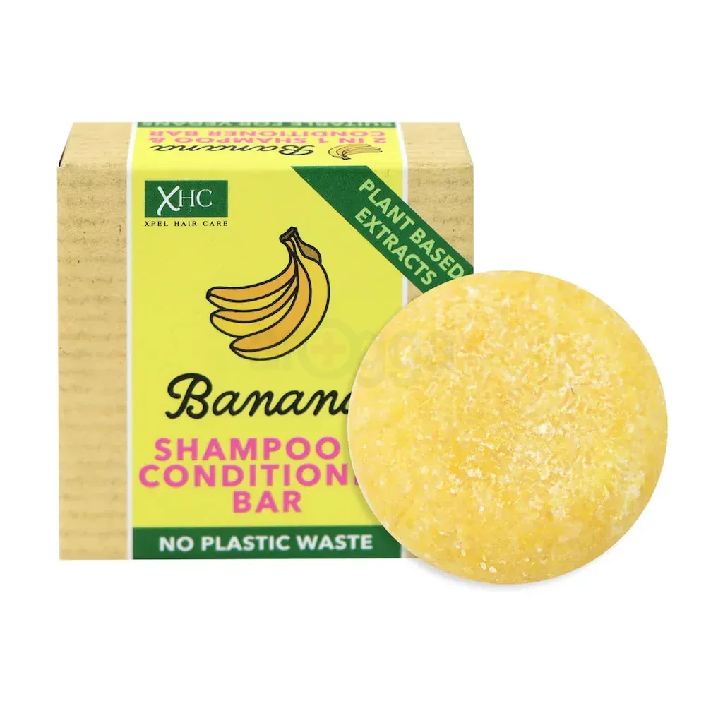 Xpel XHC Banana Shampoo & Conditioner Bar Soap 60g
